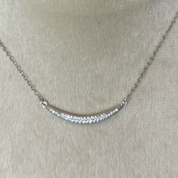Park Lane Jewelry - Silver Park Lane Arc Necklace